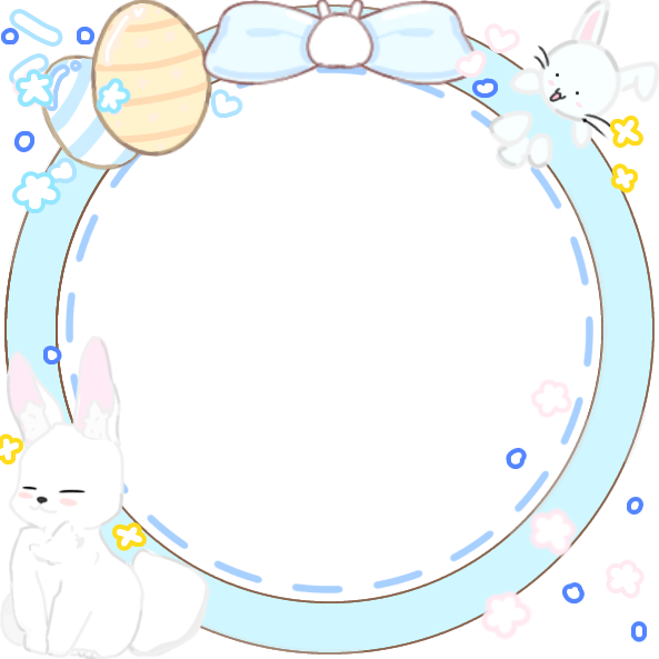 pastel cyan easter decor by teto Decoration